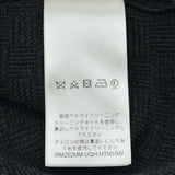 ルイ・ヴィトン LOUIS VUITTON ダミエ総柄ショートスリーブニットトップス HTN10W ブラック コットン メンズ ニット