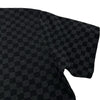 ルイ・ヴィトン LOUIS VUITTON ダミエ総柄ショートスリーブニットトップス HTN10W ブラック コットン メンズ ニット