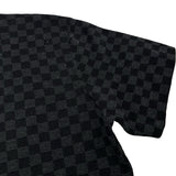 ルイ・ヴィトン LOUIS VUITTON ダミエ総柄ショートスリーブニットトップス HTN10W ブラック コットン メンズ ニット