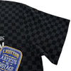 ルイ・ヴィトン LOUIS VUITTON ダミエ総柄ショートスリーブニットトップス HTN10W ブラック コットン メンズ ニット