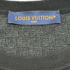 ルイ・ヴィトン LOUIS VUITTON ダミエ総柄ショートスリーブニットトップス HTN10W ブラック コットン メンズ ニット