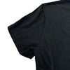 ヴェルサーチ VERSACE ロゴプリントTシャツ AUU01005 ブラック コットン メンズ 半袖Ｔシャツ