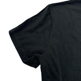 ヴェルサーチ VERSACE ロゴプリントTシャツ AUU01005 ブラック コットン メンズ 半袖Ｔシャツ
