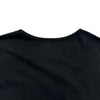 ヴェルサーチ VERSACE ロゴプリントTシャツ AUU01005 ブラック コットン メンズ 半袖Ｔシャツ