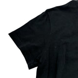ヴェルサーチ VERSACE ロゴプリントTシャツ AUU01005 ブラック コットン メンズ 半袖Ｔシャツ