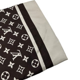 ルイ・ヴィトン LOUIS VUITTON モノグラム総柄シルクパンツ FNPX80 ブラウン シルク レディース パンツ