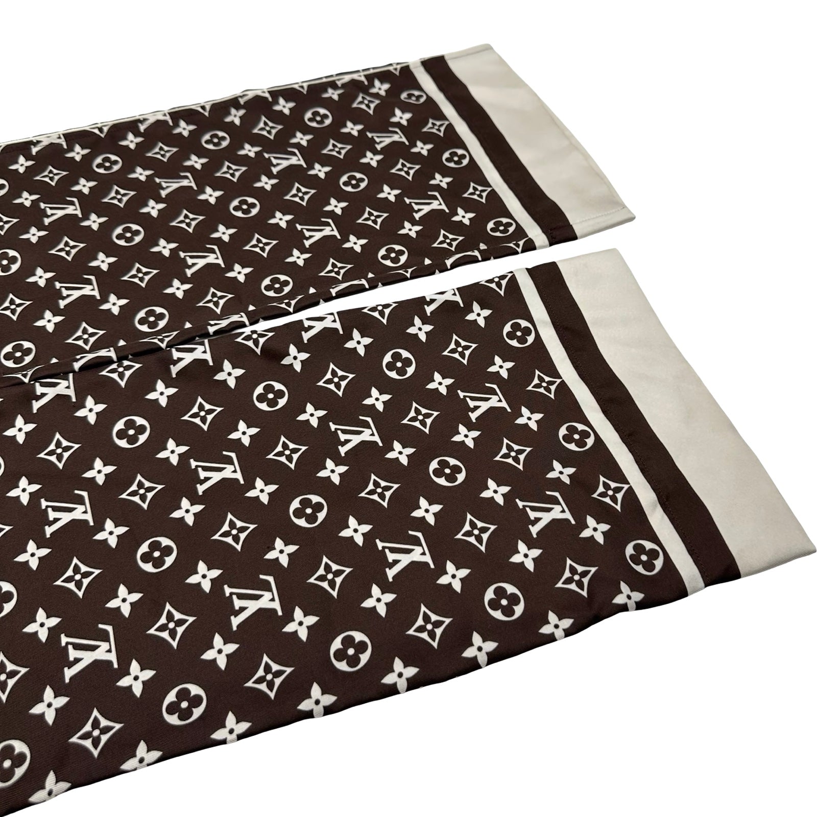 ルイ・ヴィトン LOUIS VUITTON モノグラム総柄シルクパンツ FNPX80
