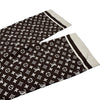 ルイ・ヴィトン LOUIS VUITTON モノグラム総柄シルクパンツ FNPX80 ブラウン シルク レディース パンツ