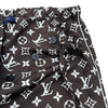 ルイ・ヴィトン LOUIS VUITTON モノグラム総柄シルクパンツ FNPX80 ブラウン シルク レディース パンツ