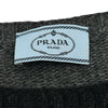 プラダ PRADA クルーネック カシミヤ ライト ニットセーター 124983 ブラック カシミヤ メンズ セーター