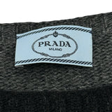 プラダ PRADA クルーネック カシミヤ ライト ニットセーター 124983 ブラック カシミヤ メンズ セーター