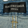 バレンシアガ BALENCIAGA バギーデニムパンツ ブルー コットン ユニセックス デニムパンツ