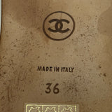 シャネル CHANEL ココマークロゴレザーサンダル ホワイト レザー レディース サンダル