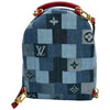 ルイ・ヴィトン LOUIS VUITTON パームスプリングス バックパック MINI M45043 ブルー デニム レディース リュック・デイパック