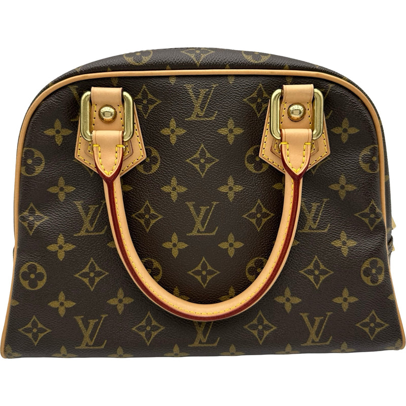 LOUIS VUITTON モノグラム マンハッタン ハンドバッグ M40026 ルイ・ヴィトン LOUIS VUITTON マンハッタンPM M40026 ブラウン