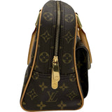 ルイ・ヴィトン LOUIS VUITTON マンハッタンPM M40026 ブラウン モノグラムキャンバス レディース ハンドバッグ