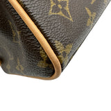 ルイ・ヴィトン LOUIS VUITTON マンハッタンPM M40026 ブラウン モノグラムキャンバス レディース ハンドバッグ