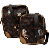 ルイ・ヴィトン LOUIS VUITTON パナムセット M44399 ダークブラウン キャットグラム レディース ショルダーバッグ