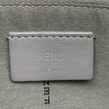 フェンディ FENDI バイザウェイ ミディアム 8BL124 グレー シルバー金具 レザー レディース ショルダーバッグ