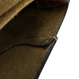 ロエベ LOEWE ゲートミニ ブラウン レザー レディース ショルダーバッグ