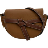 ロエベ LOEWE ゲートミニ ブラウン レザー レディース ショルダーバッグ