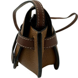 ロエベ LOEWE ゲートミニ ブラウン レザー レディース ショルダーバッグ