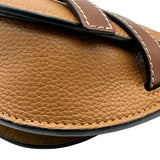 ロエベ LOEWE ゲートミニ ブラウン レザー レディース ショルダーバッグ