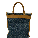 ルイ・ヴィトン LOUIS VUITTON フラットショッパー M95018 ブルー デニム レディース トートバッグ
