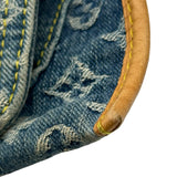 ルイ・ヴィトン LOUIS VUITTON フラットショッパー M95018 ブルー デニム レディース トートバッグ