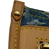 ルイ・ヴィトン LOUIS VUITTON フラットショッパー M95018 ブルー デニム レディース トートバッグ