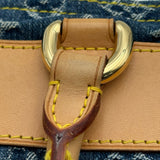 ルイ・ヴィトン LOUIS VUITTON フラットショッパー M95018 ブルー デニム レディース トートバッグ