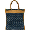 ルイ・ヴィトン LOUIS VUITTON フラットショッパー M95018 ブルー デニム レディース トートバッグ