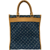 ルイ・ヴィトン LOUIS VUITTON フラットショッパー M95018 ブルー デニム レディース トートバッグ