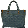 ルイ・ヴィトン LOUIS VUITTON レットゴー バイザプール M24897 ライトブルー モノグラム・デニム レディース ショルダーバッグ