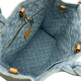 ルイ・ヴィトン LOUIS VUITTON レットゴー バイザプール M24897 ライトブルー デニム レディース ショルダーバッグ