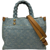 ルイ・ヴィトン LOUIS VUITTON レットゴー バイザプール M24897 ライトブルー デニム レディース ショルダーバッグ