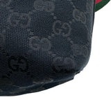 グッチ GUCCI シェリーライン ショルダーバッグ 189751 ブラック シルバー金具 GGキャンバス メンズ ショルダーバッグ