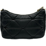 プラダ PRADA ショルダーバッグ 1BC157 ブラック ゴールド金具 レザー レディース ショルダーバッグ