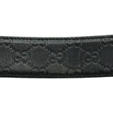 グッチ GUCCI インターロッキング ベルト 114984 ブラック グッチシマ メンズ ベルト