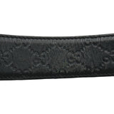 グッチ GUCCI インターロッキング ベルト 114984 ブラック グッチシマ メンズ ベルト