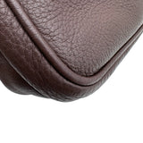 プラダ PRADA VITELLO CITY ショルダーバッグ 2VH019 ブラウン シルバー金具 レザー メンズ ショルダーバッグ