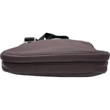プラダ PRADA VITELLO CITY ショルダーバッグ 2VH019 ブラウン シルバー金具 レザー メンズ ショルダーバッグ