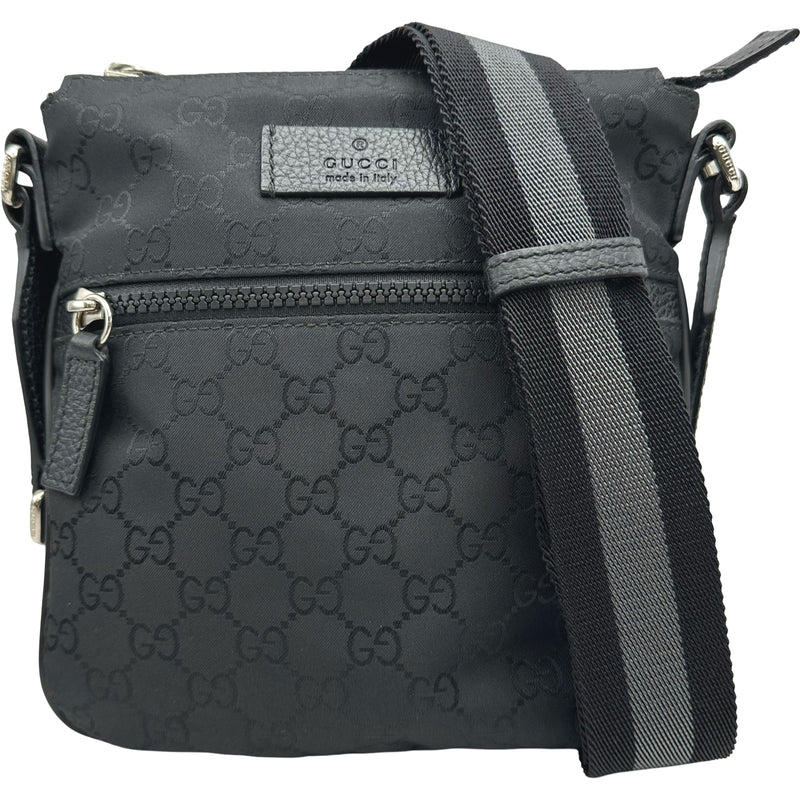 グッチ GUCCI GGナイロン ショルダーバッグ 449183 ブラック GG
