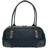 グッチ GUCCI プリンシーミニボストン 161720 ブラック GGキャンバス レディース ボストンバッグ