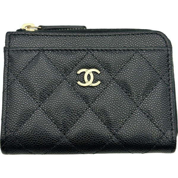 CHANEL.マトラッセ.ケース.カードケース シャネル CHANEL マトラッセ カードケース AP4893 ブラック シルバー