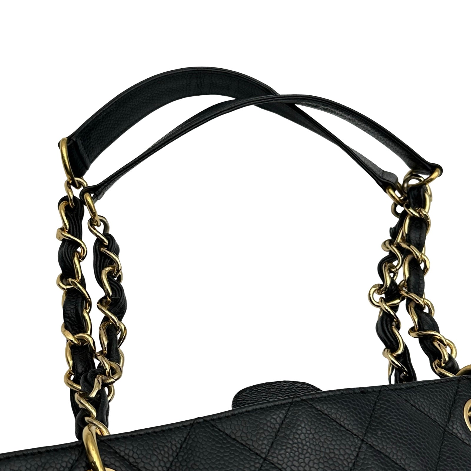 シャネル CHANEL PSTチェーントートバッグ A50994 11番台 ブラック