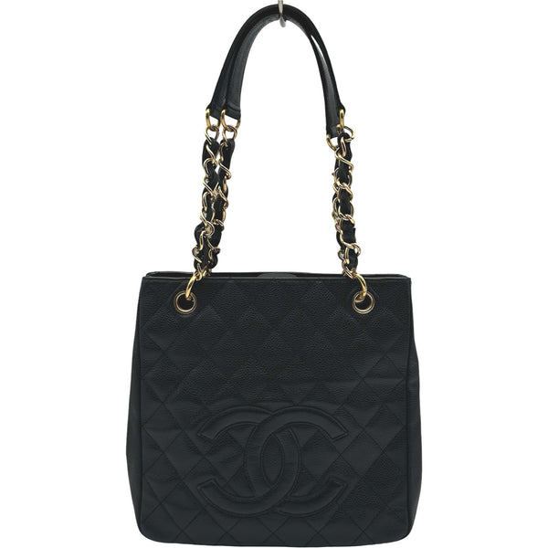 シャネル CHANEL PSTチェーントートバッグ A50994 11番台 ブラック