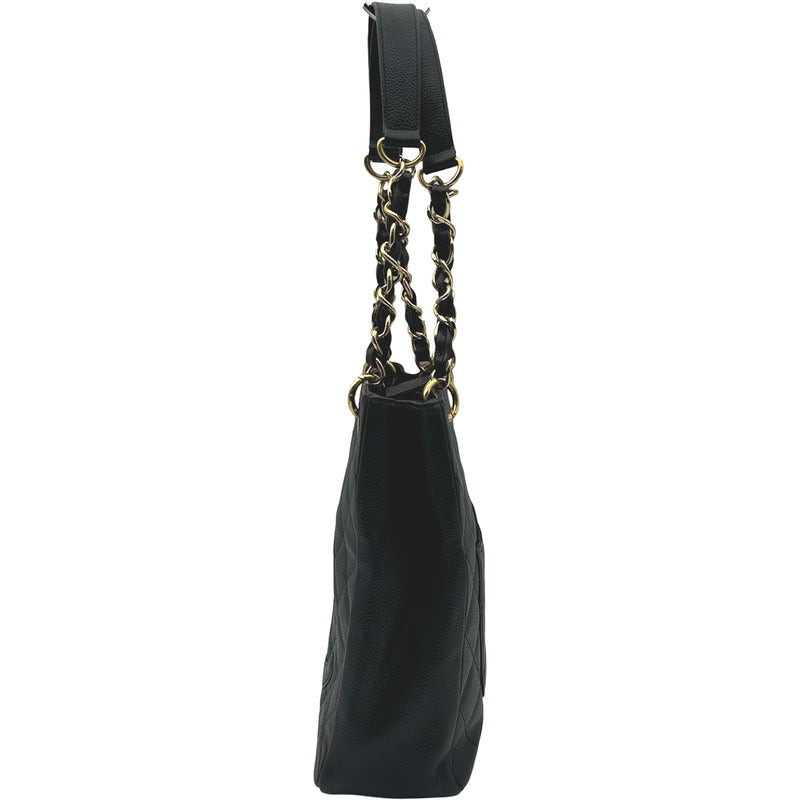 シャネル CHANEL PSTチェーントートバッグ A50994 11番台 ブラック シャネル CHANEL PSTチェーントートバッグ A50994 11番台 ブラック