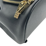 シャネル CHANEL マトラッセ バックパック A93748 24番台 ブラック ゴールド金具 キャビア レディース リュック・デイパック