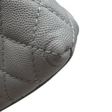 シャネル CHANEL ココハンドル XS A92990 27番台 グレー ゴールド金具 キャビアスキン レディース ハンドバッグ